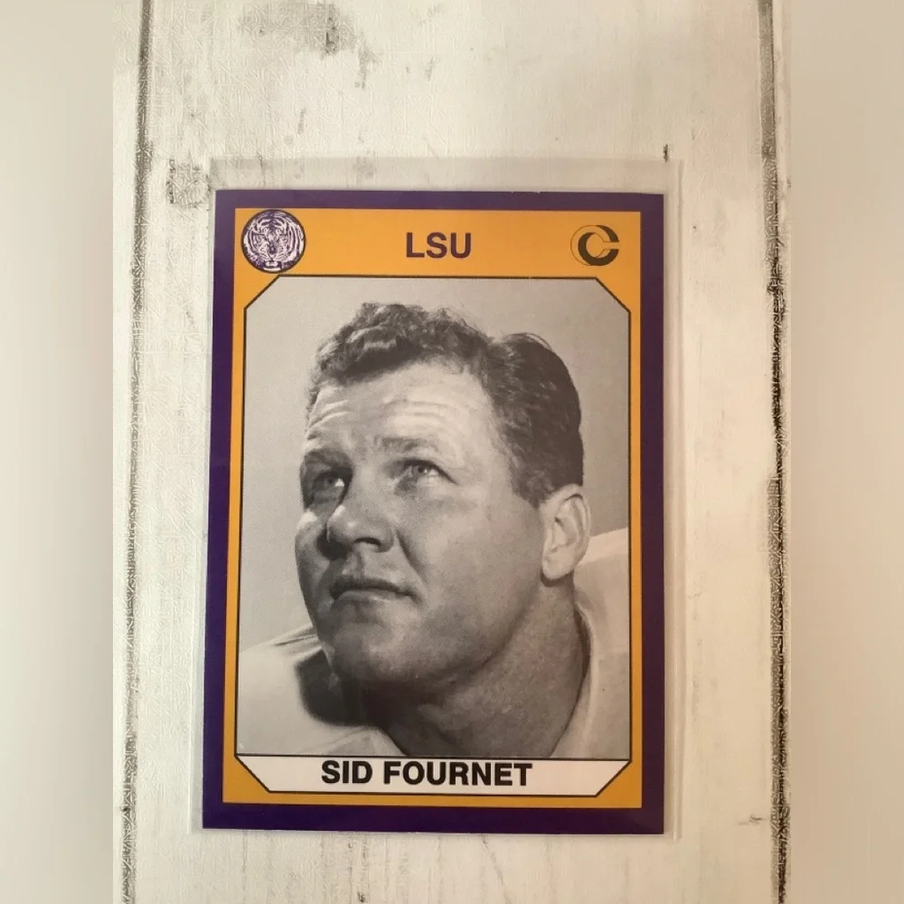 1990 Collegiate Collection LSU Tigers Sid Fournet #110